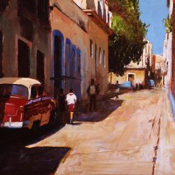 Painting 'Early Finish, Havana' by Jeremy Sanders