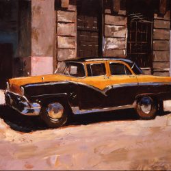 Painting 'Yellow, Brown, Havana' by Jeremy Sanders