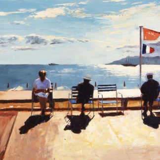 Painting 'Catching the Rays, Cannes' by Jeremy Sanders