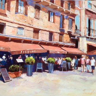 Painting 'Sienne Stroll' by Jeremy Sanders