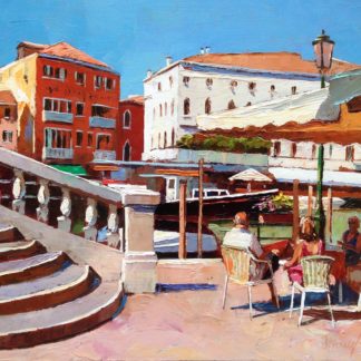 Painting 'Venice Steps' by Jeremy Sanders