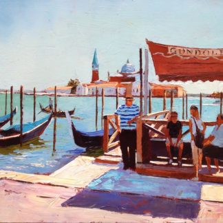 Painting 'Gondelier' by Jeremy Sanders