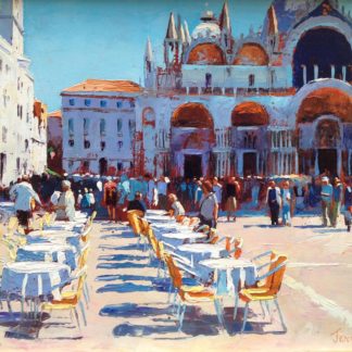 Painting 'Sunday Bells' by Jeremy Sanders