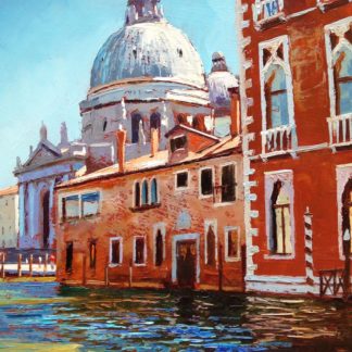 Painting 'On the Vaporetta' by Jeremy Sanders