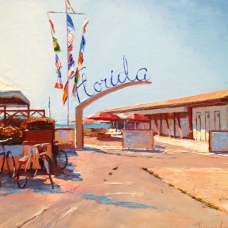 Painting 'Beach Club' by Jeremy Sanders