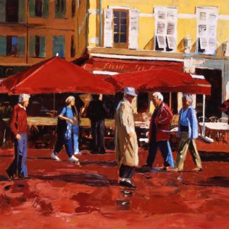 Painting 'After the Showers, Nice' by Jeremy Sanders