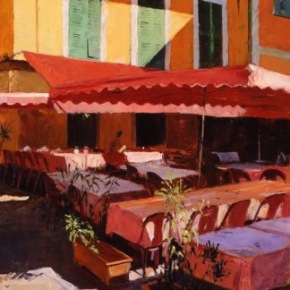 Painting 'Waiting Tables' by Jeremy Sanders
