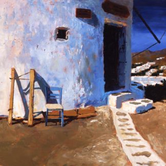 Painting 'Mykonos, Windmill' by Jeremy Sanders