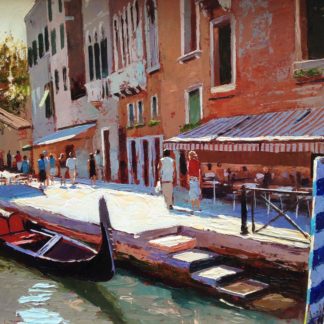 Painting 'Near The Train Station' by Jeremy Sanders