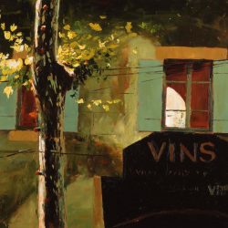 Painting 'Le Vins' by Jeremy Sanders