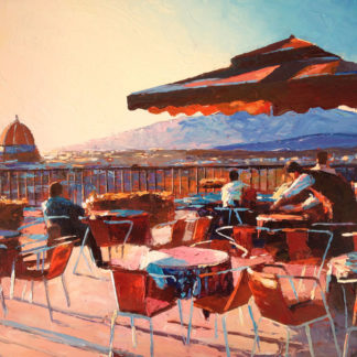 Painting 'Evening in Florence' by Jeremy Sanders