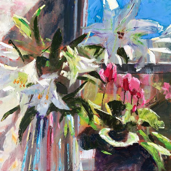 Lilies and Cyclamen