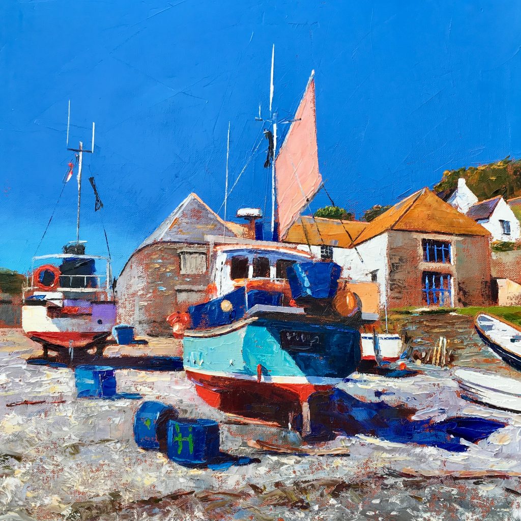 'Cadgwith Cove' Jeremy Sanders Fine Artist