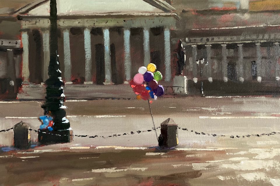 Balloon Seller , Piazza del Plebiscito Naples