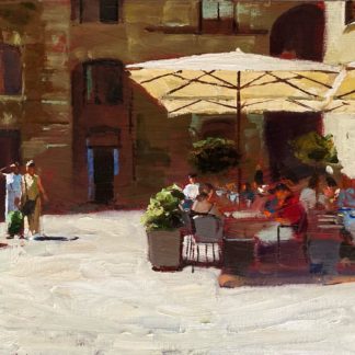 Lunching San Gimignano