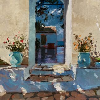 Monastry Door Palaiokastritsa