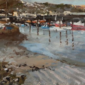 Sunday Morning Newlyn Harbour Plein Air