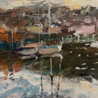 New Years Day Newlyn Plein Air